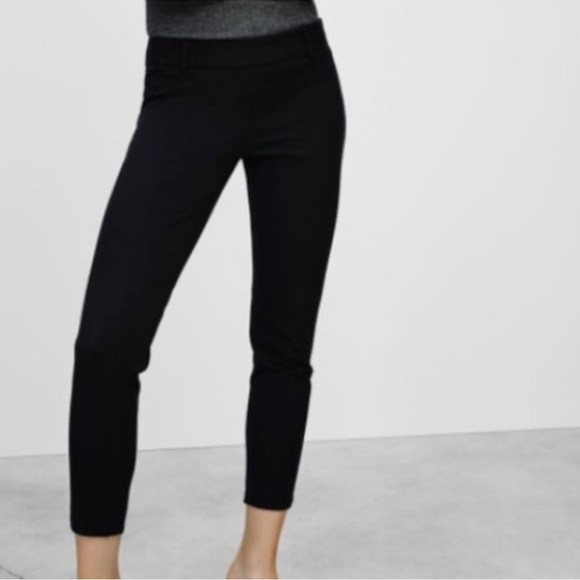 NEW Aritzia Babaton Elliot Pant Bi-Stretch Cigarette Ankle Pant Black Size 4 - Picture 3 of 8